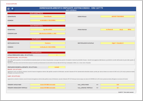 Programma in excel per il dimensionamento di reti idranti e naspi secondo le norme UNI 10779.2021