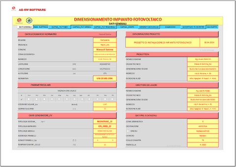 Dimensionamento in excel di impianti fotovoltaici monofase e trifase. Impianti off-grid; on-grid; ibridi