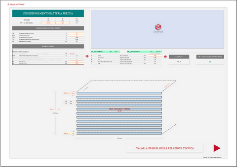 Progetto impianti di climatizzazione a tutt'aria. Programma in excel per il dimensionamento di impianti multi-zona a tutt'aria con ricircolo e box miscelazione