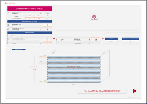 Progetto impianti di climatizzazione a tutt'aria. Programma in excel per il dimensionamento di impianti multi-zona a tutt'aria  primaria con box di miscelazione di zona