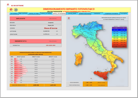Dimensionamento in excel di impianti fotovoltaici monofase e trifase. Impianti off-grid; on-grid; ibridi