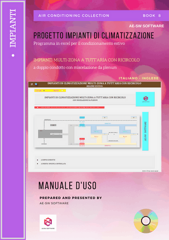 Progetto canalizzazioni d'aria. Programma in excel per il dimensionamento di condotti di aerazione per la climatizzazione degli ambienti